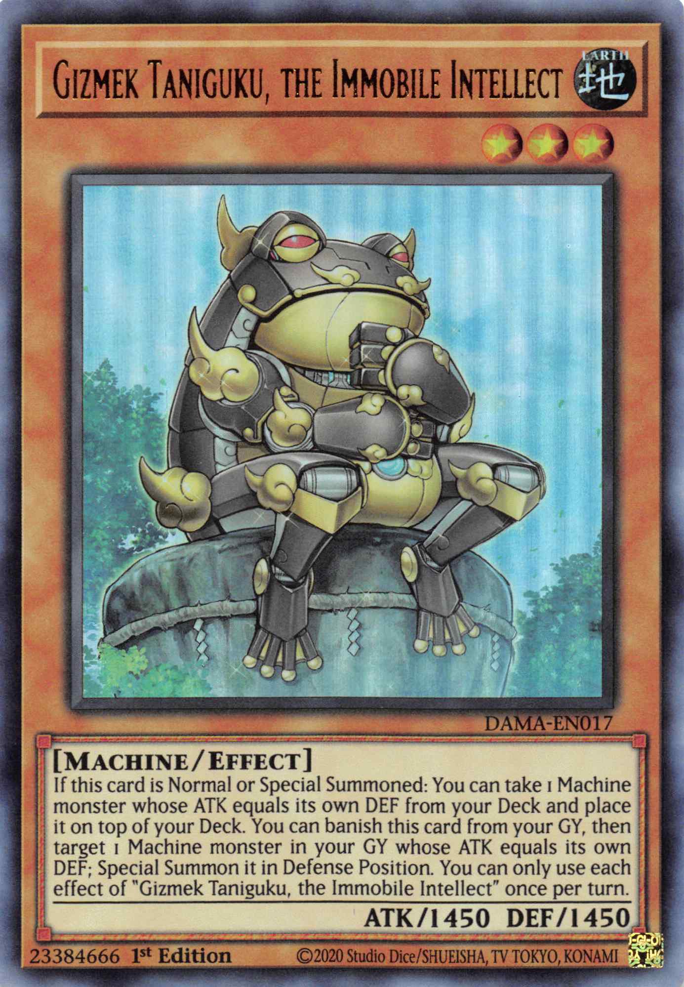 Gizmek Taniguku, the Immobile Intellect [DAMA-EN017] Ultra Rare | Total Play