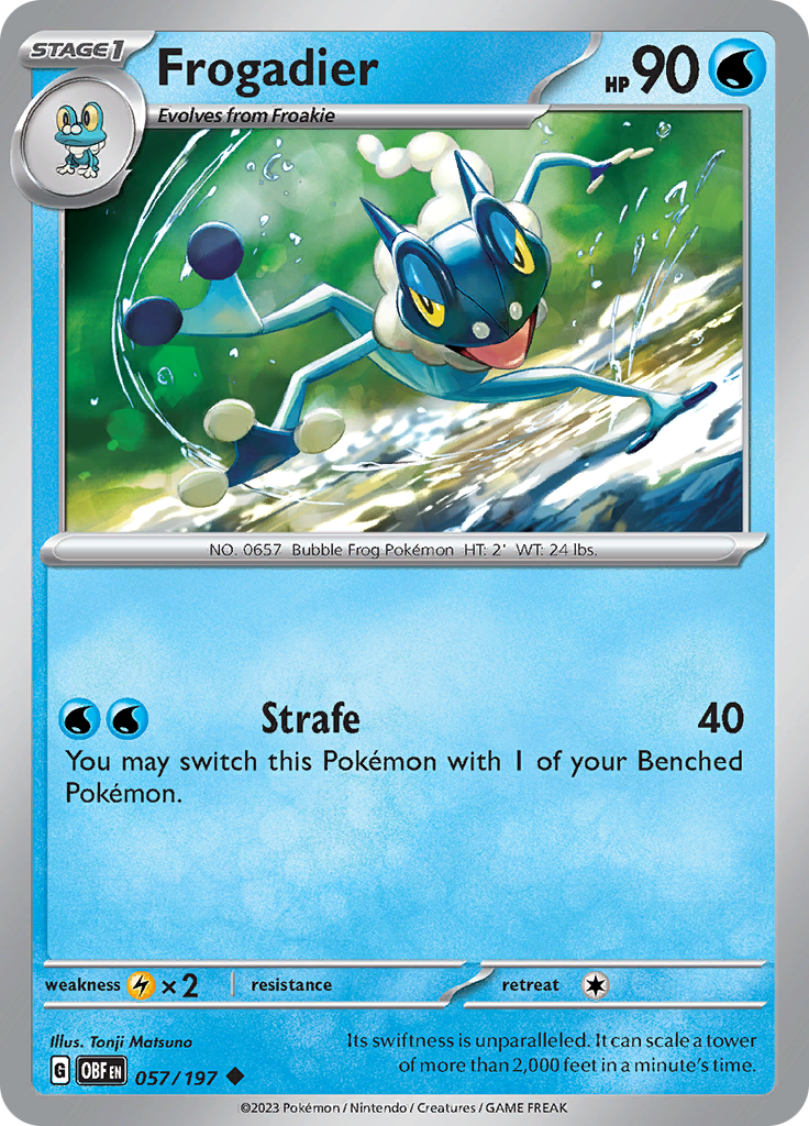 Frogadier (057/197) [Scarlet & Violet: Obsidian Flames] | Total Play