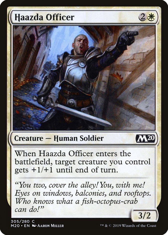 Haazda Officer [Core Set 2020] | Total Play