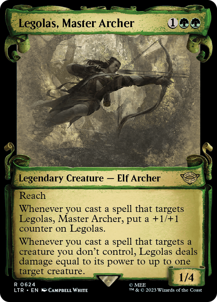 Legolas, Master Archer [The Lord of the Rings: Tales of Middle-Earth Showcase Scrolls] | Total Play