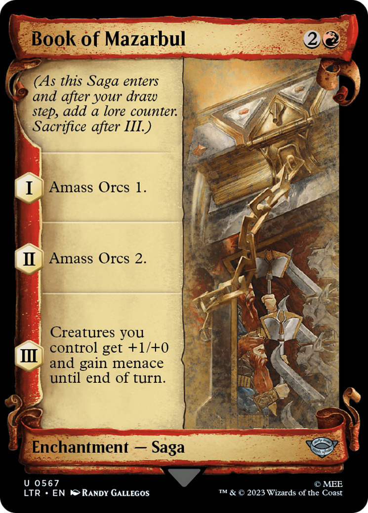 Book of Mazarbul [The Lord of the Rings: Tales of Middle-Earth Showcase Scrolls] | Total Play