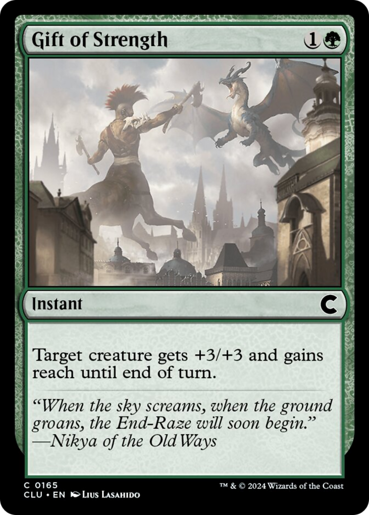 Gift of Strength [Ravnica: Clue Edition] | Total Play