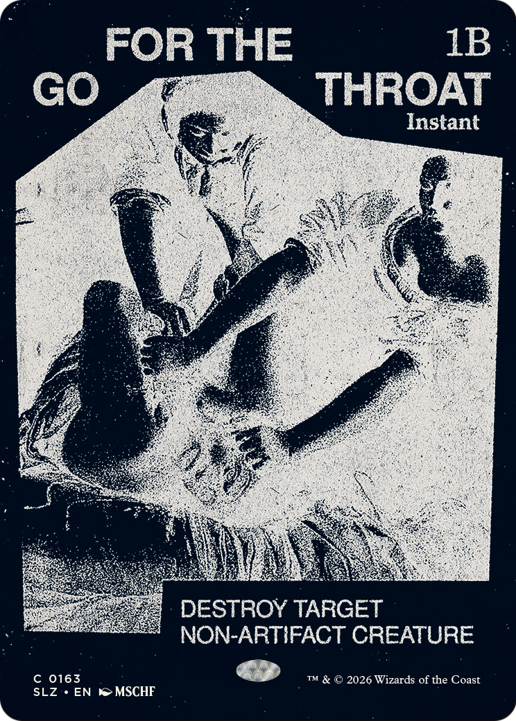 Go for the Throat (0163) [Secret Lair x MSCHF: The Zeta Set] | Total Play
