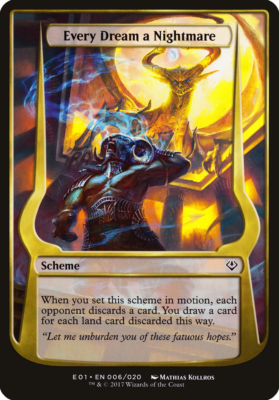 Every Dream a Nightmare (Schemes) [Archenemy: Nicol Bolas Schemes] | Total Play