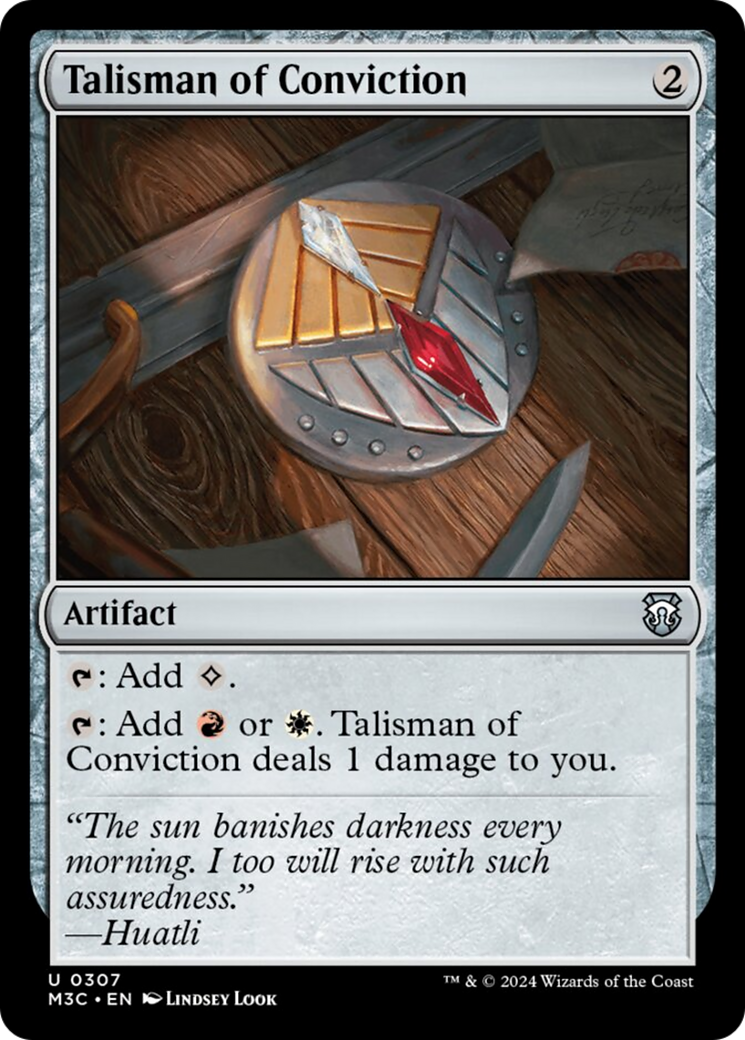 Talisman of Conviction [Modern Horizons 3 Commander] | Total Play