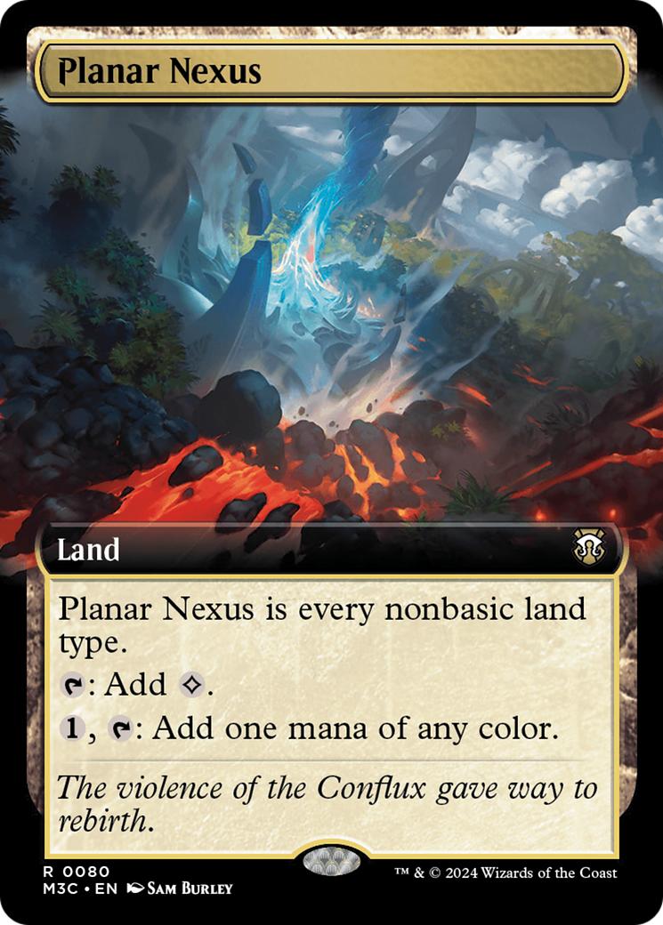 Planar Nexus (Extended Art) (Ripple Foil) [Modern Horizons 3 Commander] | Total Play