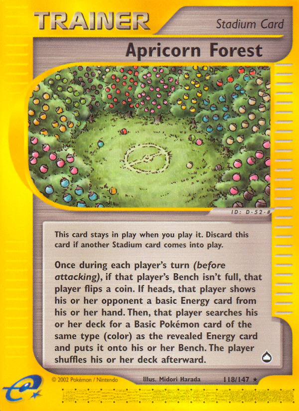 Apricorn Forest (118/147) [Aquapolis] | Total Play
