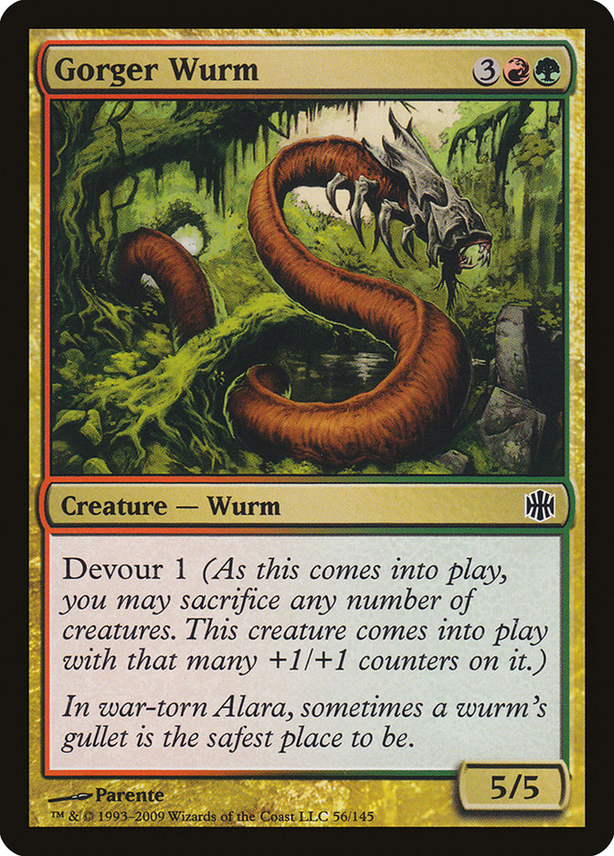 Gorger Wurm [Alara Reborn] | Total Play