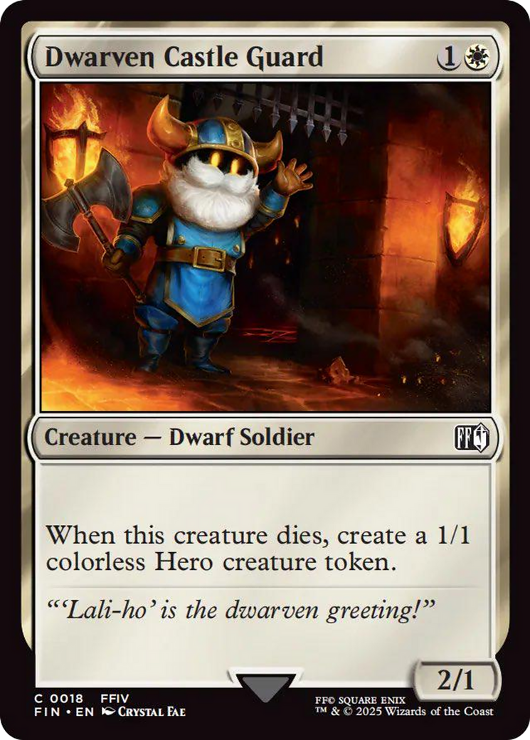 Dwarven Castle Guard [FINAL FANTASY] | Total Play