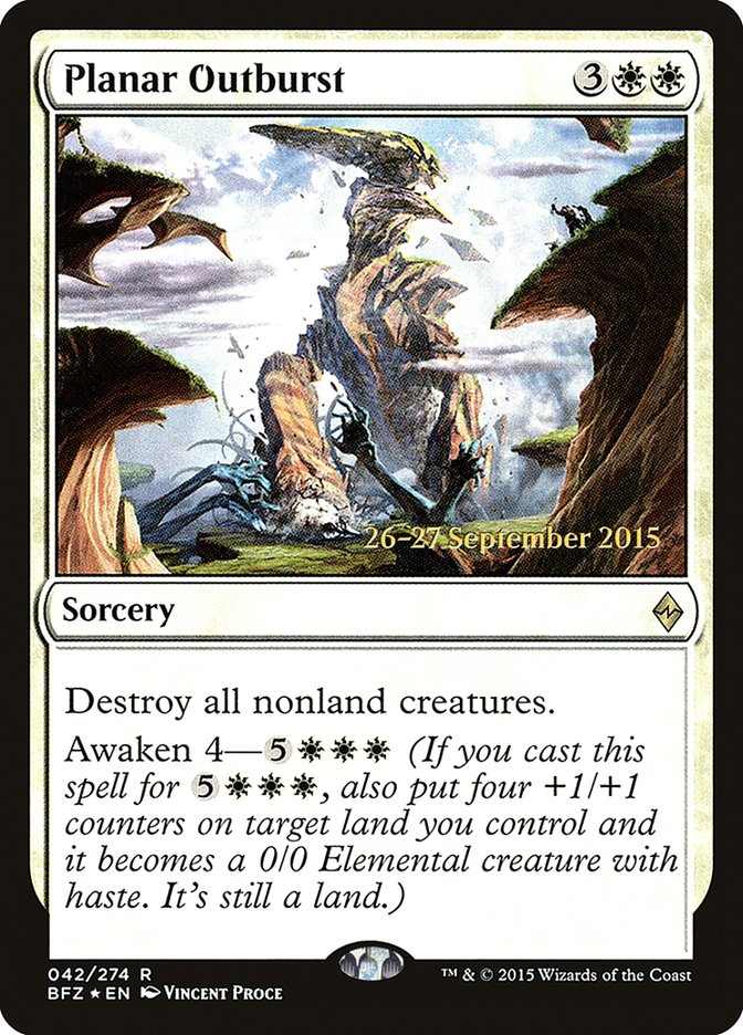 Planar Outburst [Battle for Zendikar Prerelease Promos] | Total Play