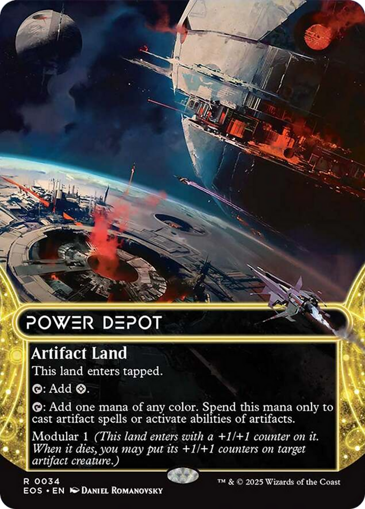 Power Depot (0034) (Borderless) [Edge of Eternities: Stellar Sights] | Total Play