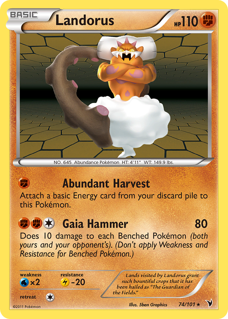 Landorus (74/101) [Black & White: Noble Victories] | Total Play
