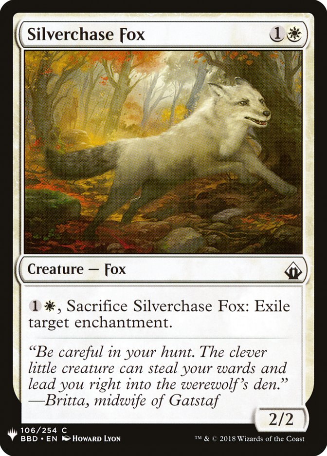 Silverchase Fox [Mystery Booster] | Total Play