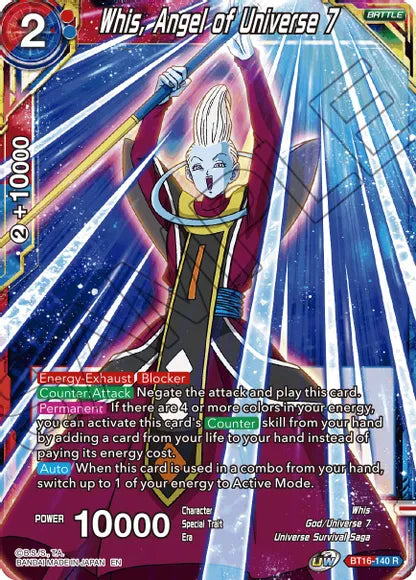 Whis, Angel of Universe 7 (BT16-140) [Realm of the Gods] | Total Play