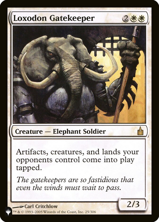 Loxodon Gatekeeper [The List] | Total Play