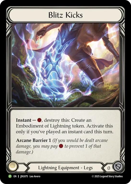 Blitz Kicks [JDG075] (Promo)  Cold Foil | Total Play