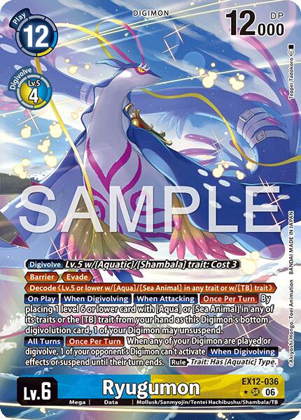 Ryugumon [EX12-036] (Alternate Art) [Digital World Shambala] | Total Play