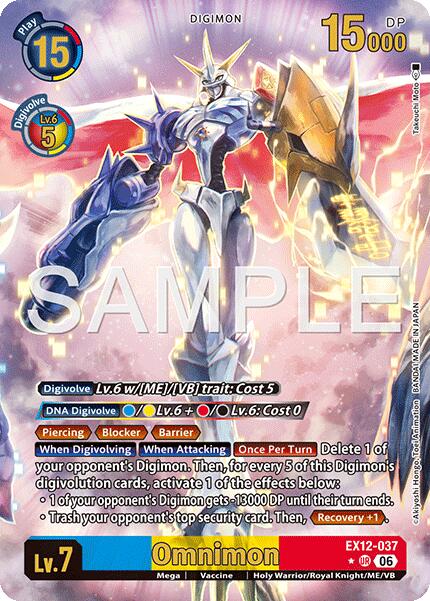 Omnimon [EX12-037] (Alternate Art) [Digital World Shambala] | Total Play