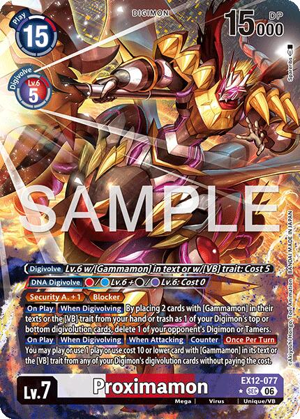 Proximamon [EX12-077] (Alternate Art) [Digital World Shambala] | Total Play