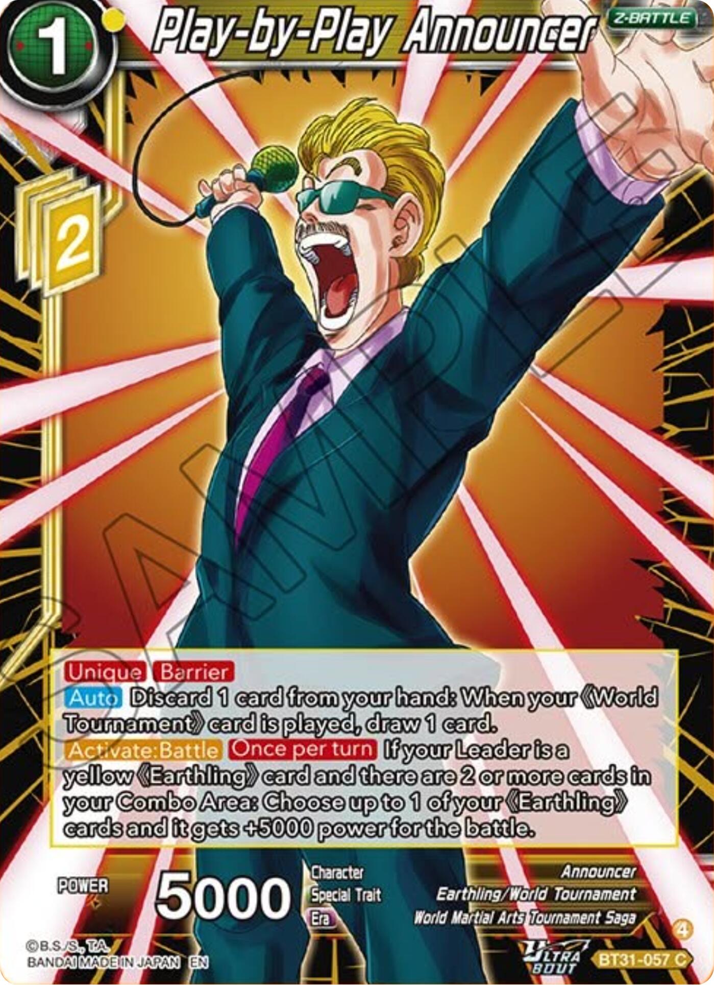 Play-by-Play Announcer (BT31-057) [Impact Beyond Dimensions] | Total Play