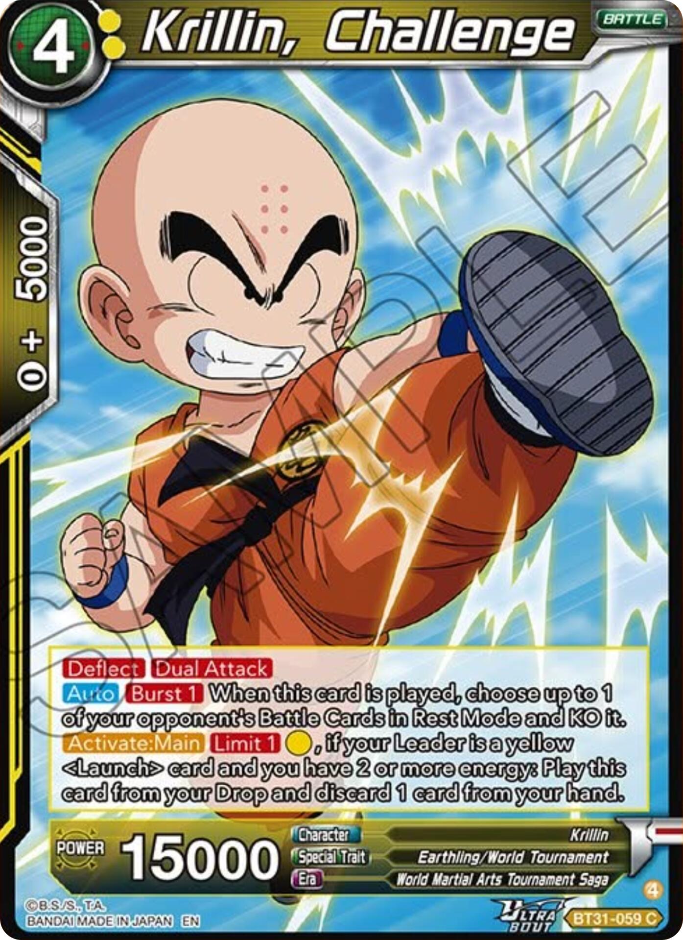 Krillin, Challenge (BT31-059) [Impact Beyond Dimensions] | Total Play