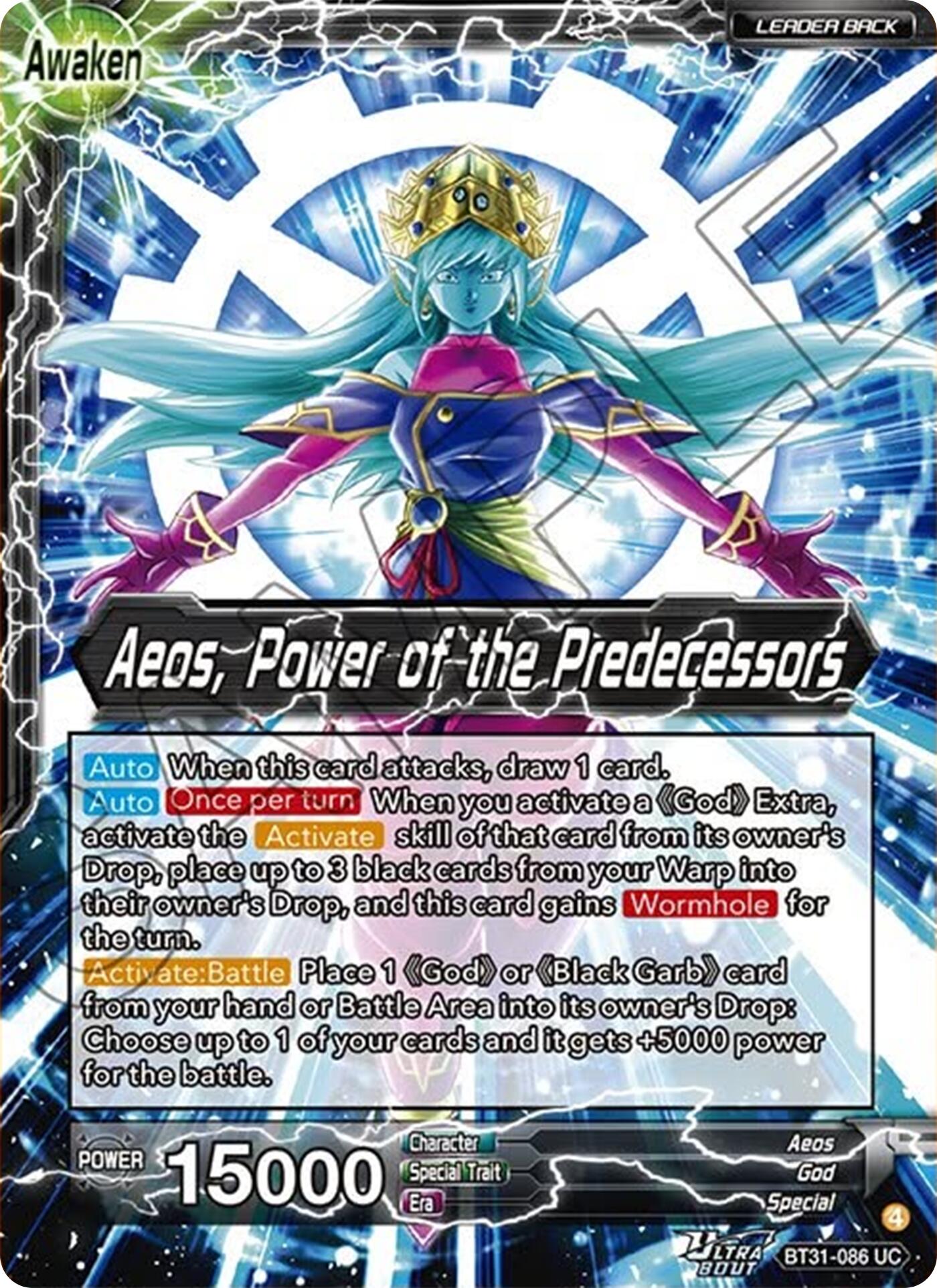 Aeos // Aeos, Power of the Predecessors (BT31-086) [Impact Beyond Dimensions] | Total Play