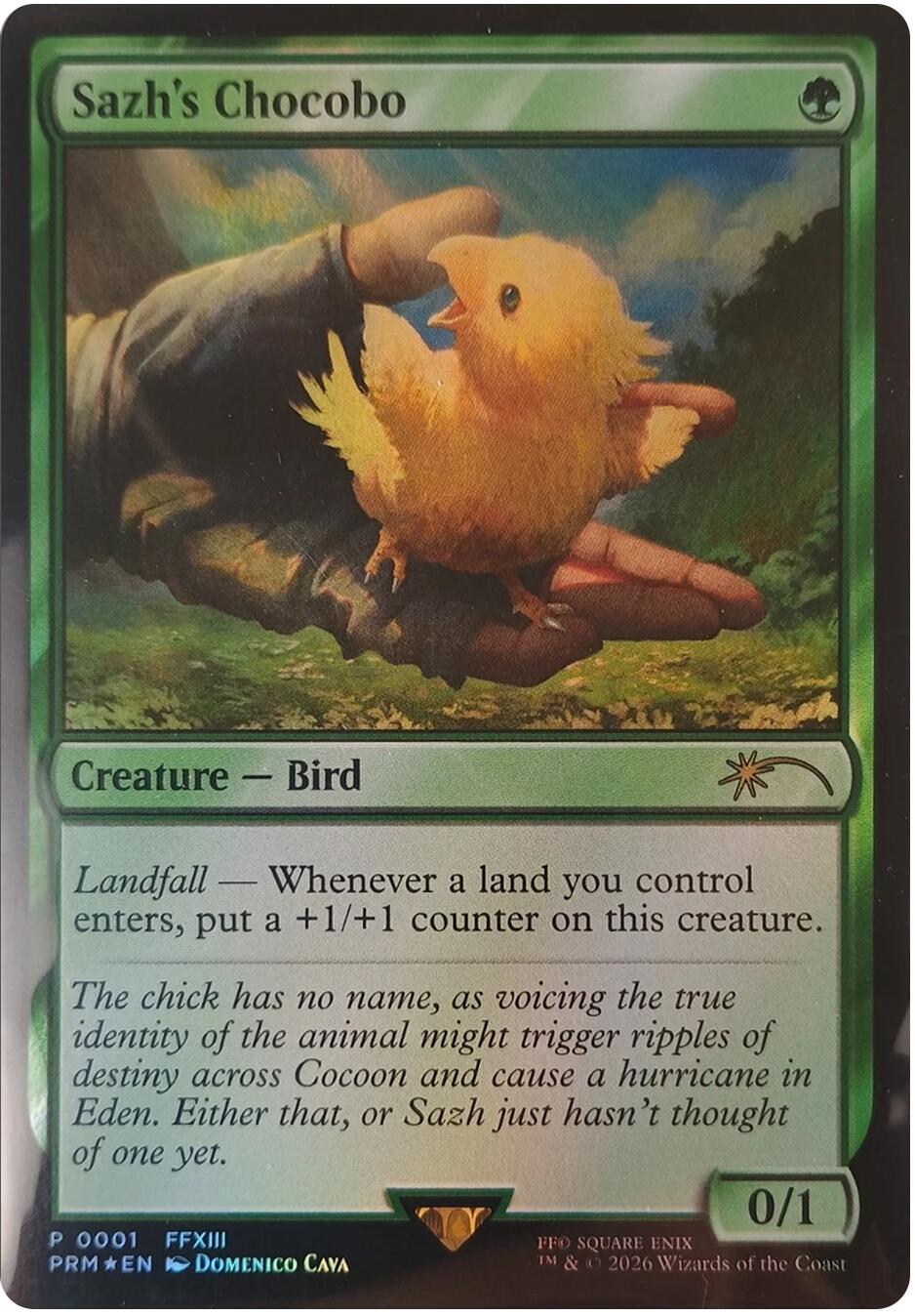 Sazh's Chocobo [FINAL FANTASY Promos] | Total Play