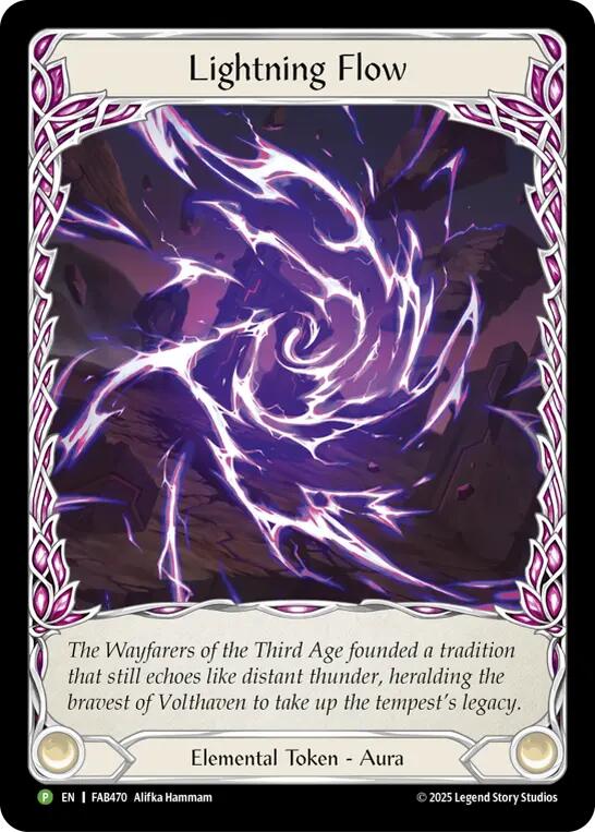 Lightning Flow [FAB470] (Promo)  Rainbow Foil | Total Play