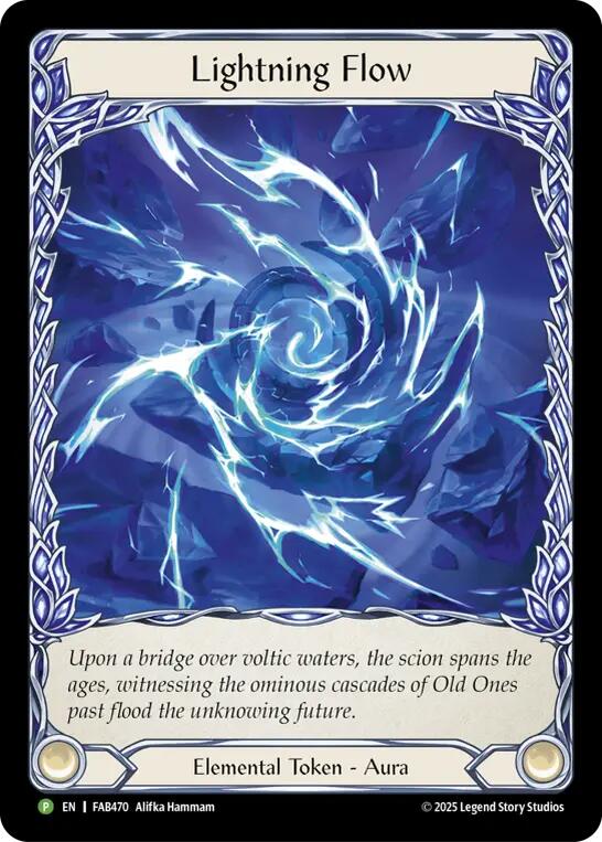 Lightning Flow (C) [FAB470] (Promo)  Rainbow Foil | Total Play