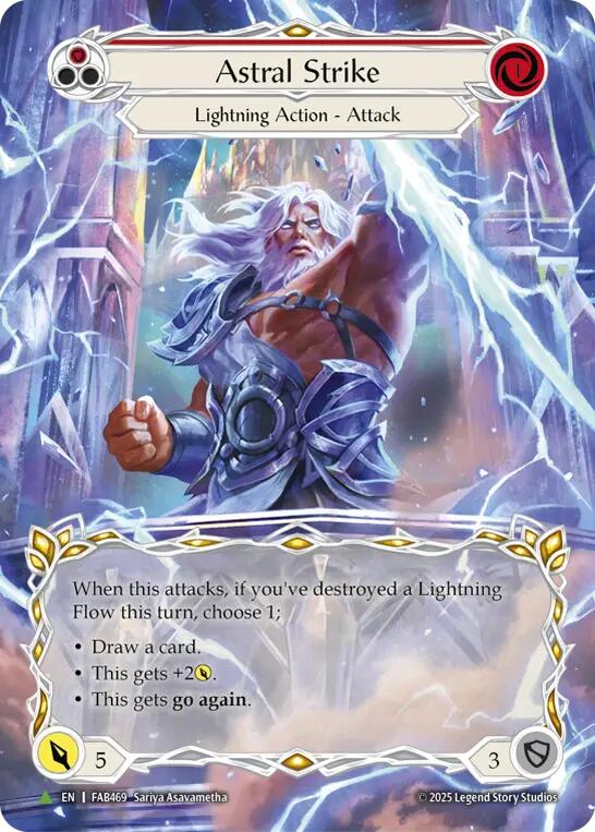 Astral Strike [FAB469] (Promo)  Cold Foil | Total Play