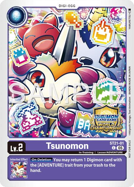 Tsunomon [ST21-01] (World Championship 26–27 Regionals Season 2) [Starter Deck: Hero of Hope] | Total Play