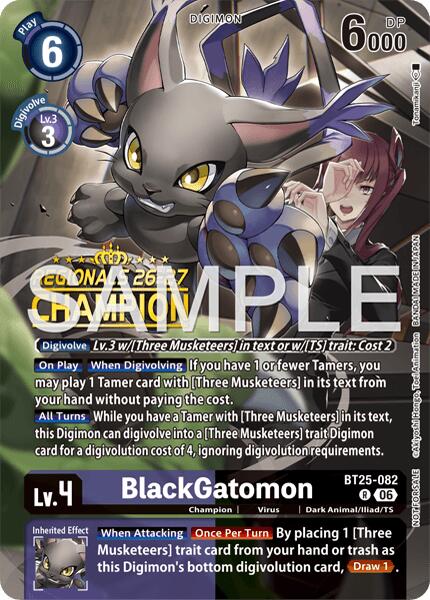 BlackGatomon [BT25-082] (Regionals 26-27 Season 2 Champion) [Dual Revolution] | Total Play