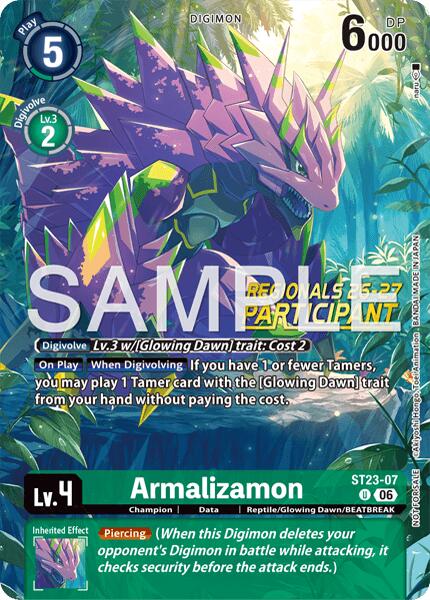 Armalizamon [ST23-07] (Regionals 26-27 Season 2 Participant) [Starter Deck: Beatbreak] | Total Play