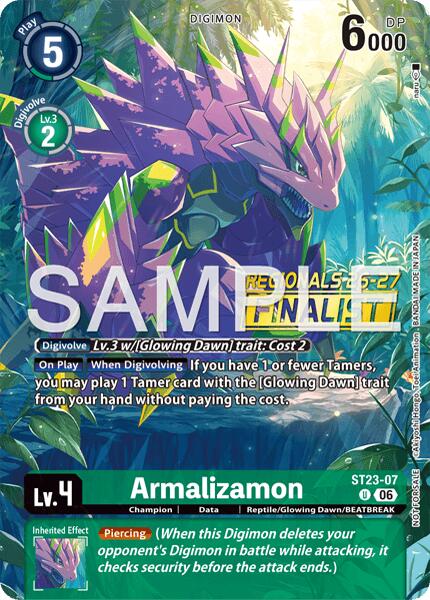 Armalizamon [ST23-07] (Regionals 26-27 Season 2 Finalist) [Starter Deck: Beatbreak] | Total Play