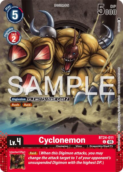 Cyclonemon [BT24-011] (Event Pack 10) [Time Stranger] | Total Play