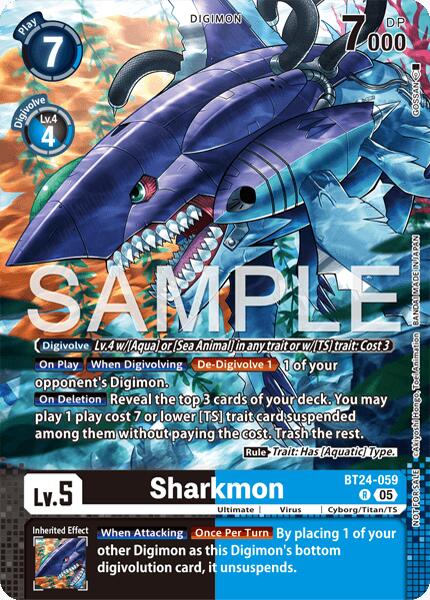 Sharkmon [BT24-059] (Event Pack 10) [Time Stranger] | Total Play