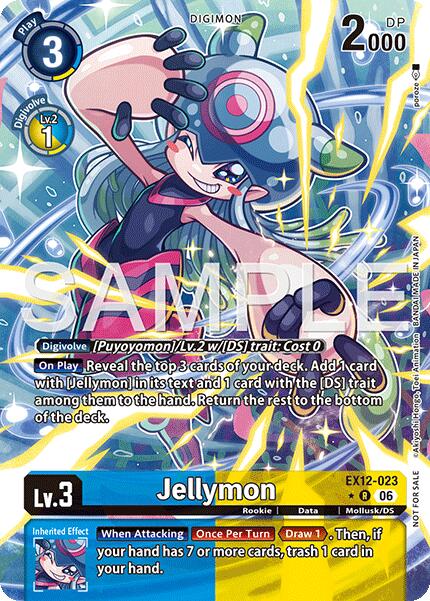 Jellymon [EX12-023] (Box Topper) [Digital World Shambala] | Total Play