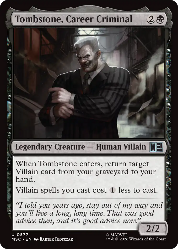 Tombstone, Career Criminal [Marvel Super Heroes Commander] | Total Play