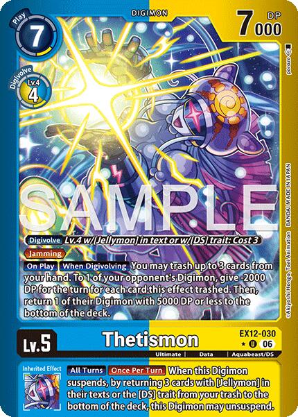 Thetismon [EX12-030] (Limited Foil) [Digital World Shambala] | Total Play