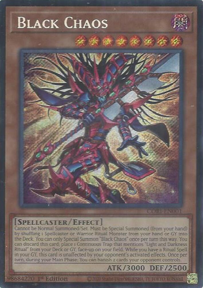 Black Chaos [CORI-EN001] Secret Rare | Total Play
