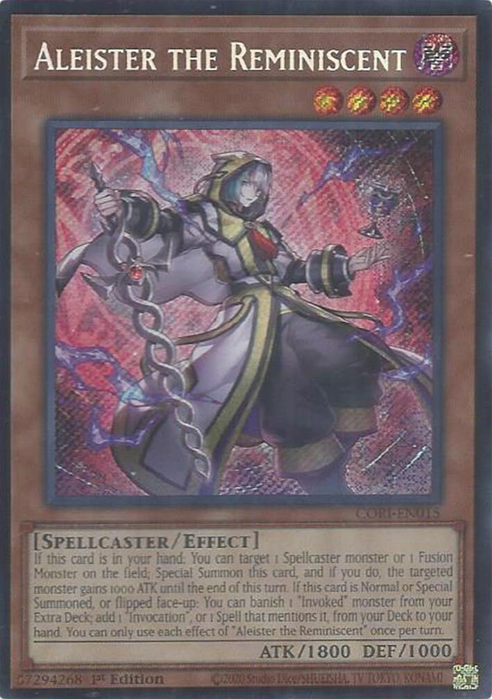 Aleister the Reminiscent [CORI-EN015] Secret Rare | Total Play