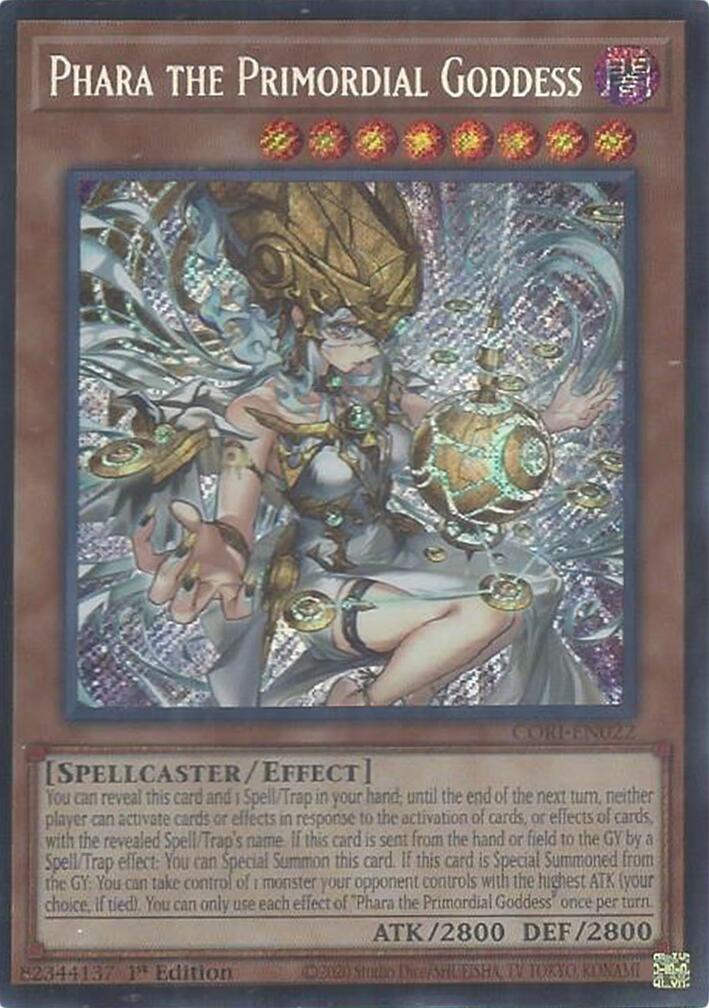 Phara the Primordial Goddess (Secret Rare) [CORI-EN022] Secret Rare | Total Play