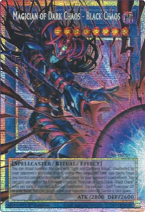 Magician of Dark Chaos - Black Chaos (Starlight Rare) (Extended Art) [CORI-EN027] Starlight Rare | Total Play