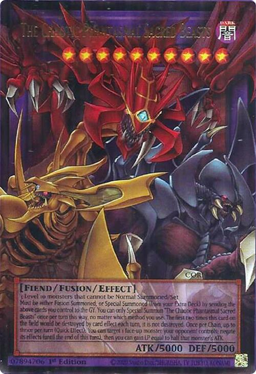 The Chaotic Phantasmal Sacred Beasts [CORI-EN029] Ultra Rare | Total Play