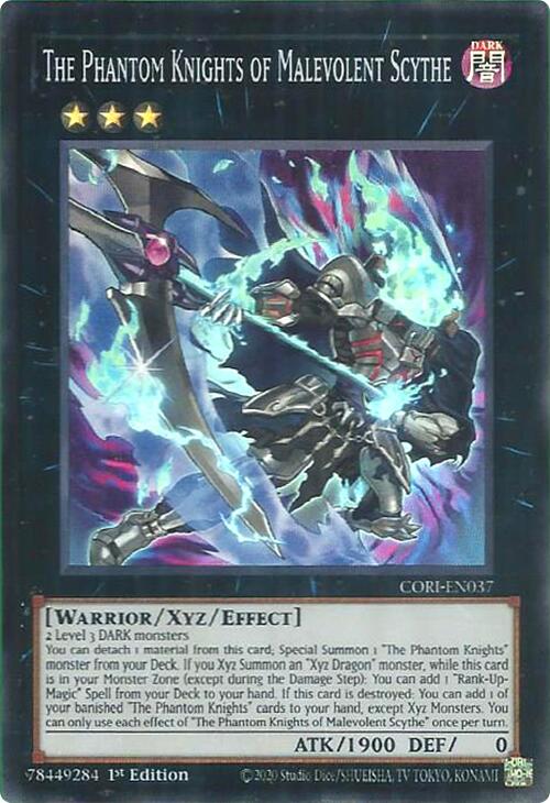 The Phantom Knights of Malevolent Scythe [CORI-EN037] Super Rare | Total Play