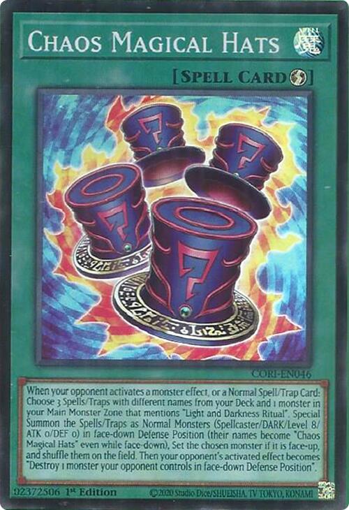 Chaos Magical Hats [CORI-EN046] Super Rare | Total Play