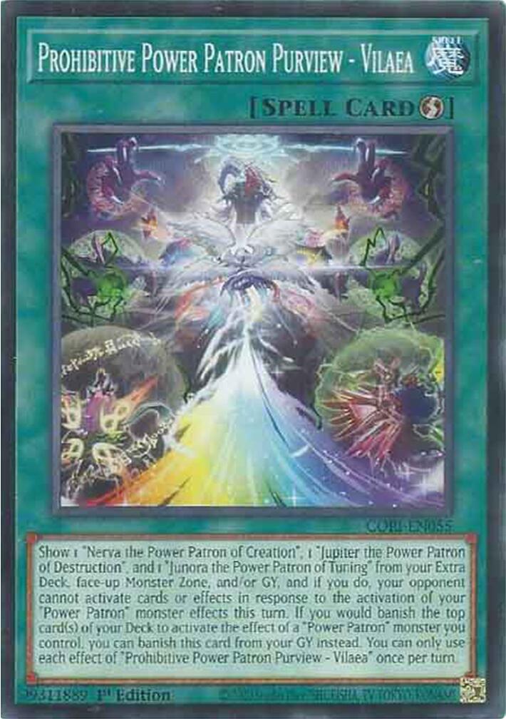 Prohibitive Power Patron Purview - Vilaea [CORI-EN055] Common | Total Play