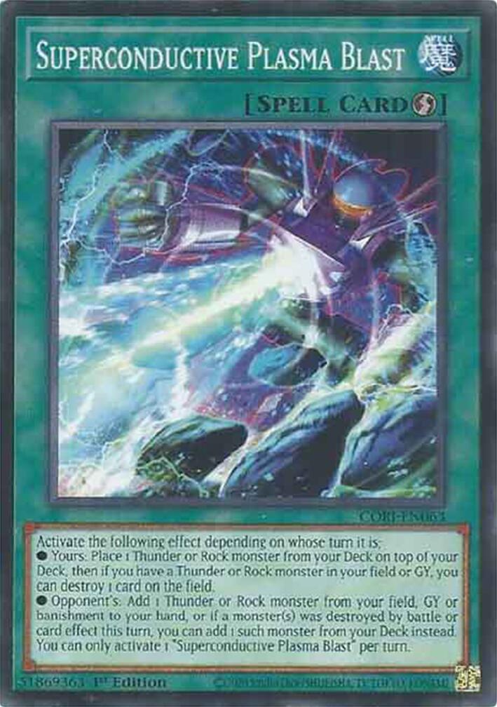 Superconductive Plasma Blast [CORI-EN063] Common | Total Play