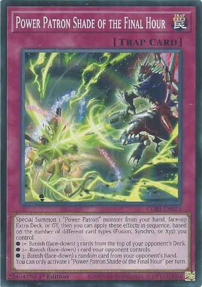 Power Patron Shade of the Final Hour [CORI-EN071] Common | Total Play