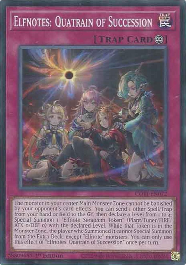 Elfnotes: Quatrain of Succession [CORI-EN072] Common | Total Play